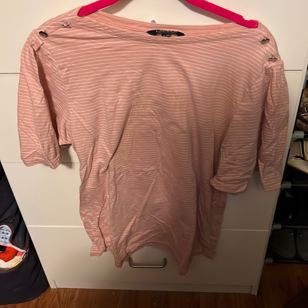 Flutter sleeve Ralph Lauren flutter sleeve shirt